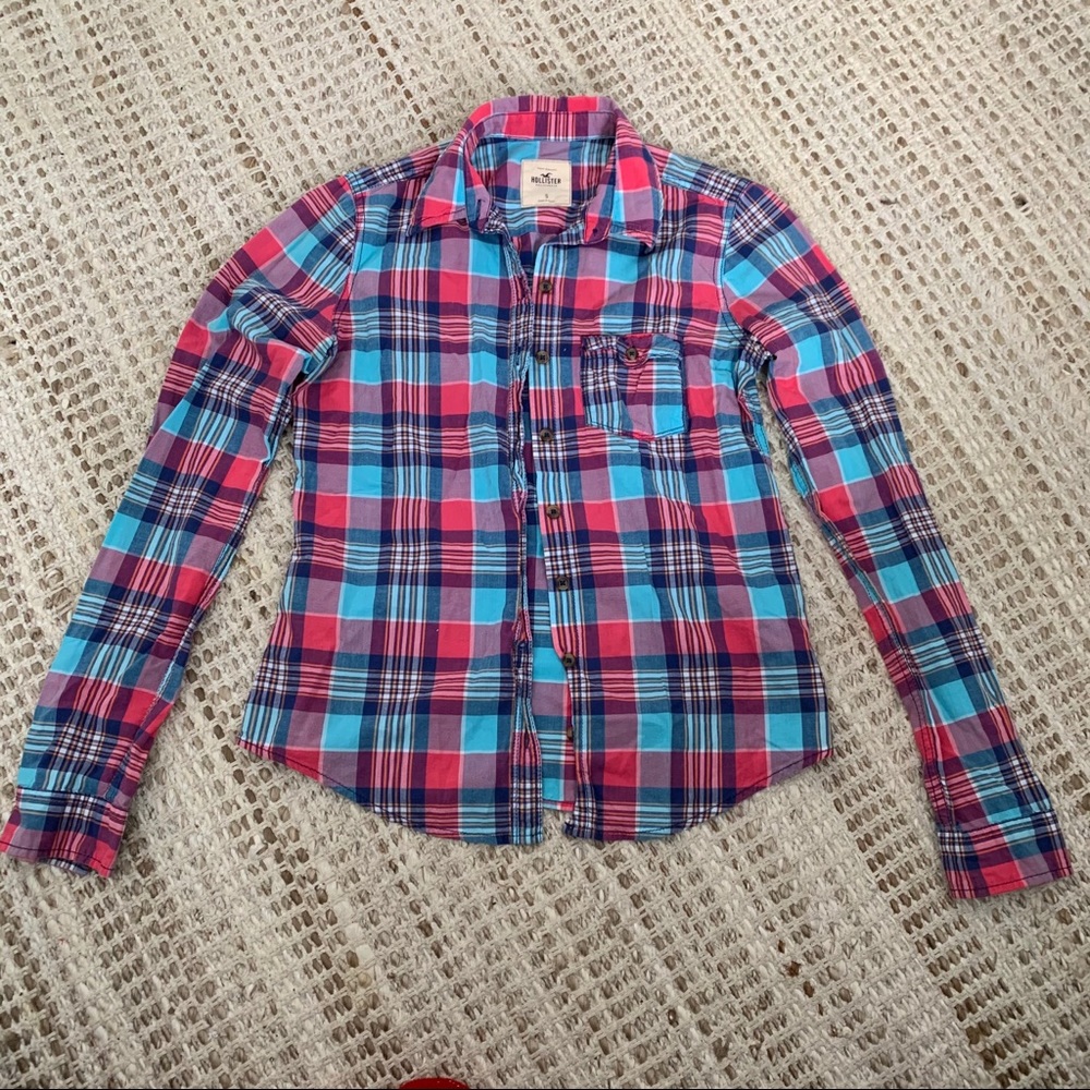 Hollister Flannel Button Up Shirt